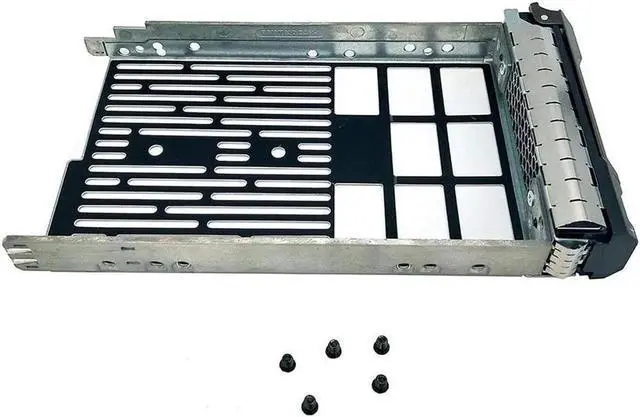 Alt view image 7 of 7 - New 2-Pack 3.5 Inch Hard Drive Tray Caddy for Dell 11th 12th 13th Poweradge Servers SAS SATA R310 T310 R410 T410 R415 R510