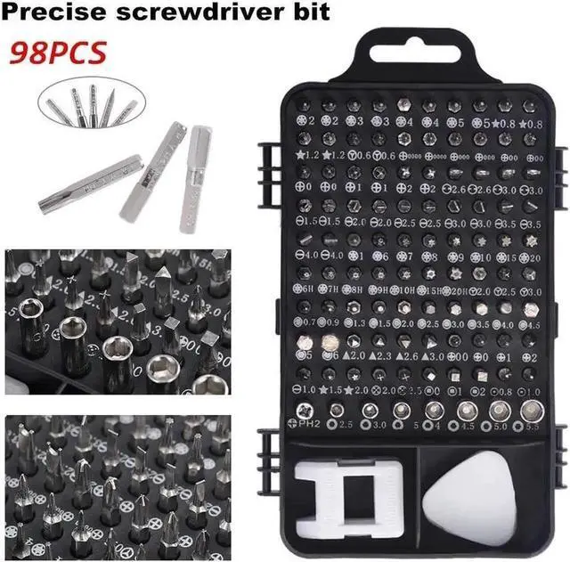 Alt view image 3 of 5 - Screwdriver Set, 110 in 1 Precision Screwdriver Repair Tool Kit Magnetic Driver Kit Professional Repair Tool Kit for iPhone X, 8, 7 / Cellphone/Computer/Tablet/PC/electronic etc