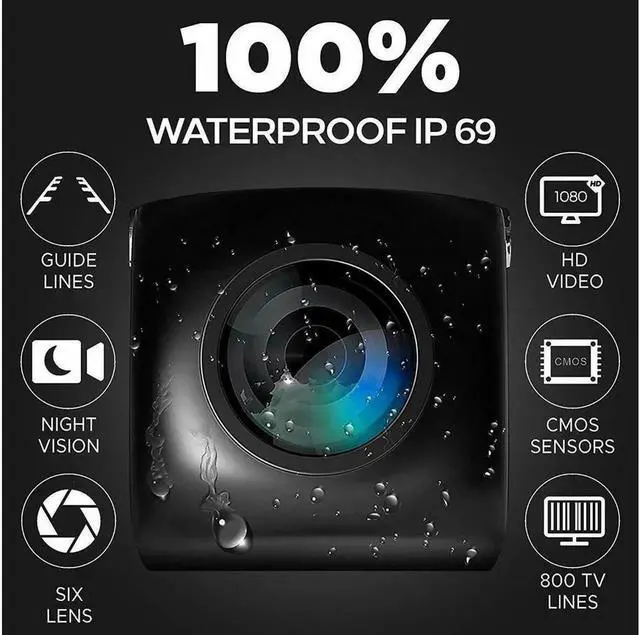 Alt view image 5 of 7 - 150°WiFi Wireless Car Rear View Cam Backup Reverse Camera For iPhone Android ios