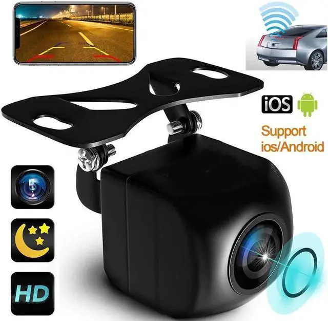 Main image of 150°WiFi Wireless Car Rear View Cam Backup Reverse Camera For iPhone Android ios