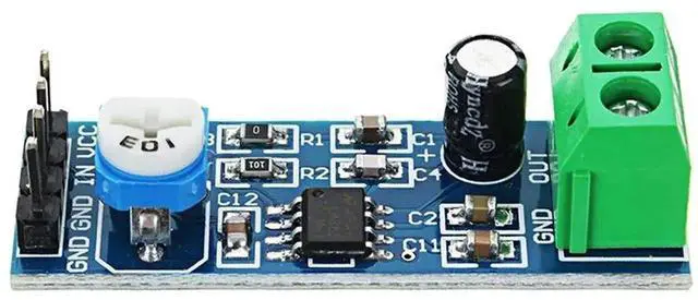 Alt view image 2 of 5 - 5pcs LM386 Mono Audio Amplifier Module 200 Times AMP Solo 5V-12V 10K Adjustable