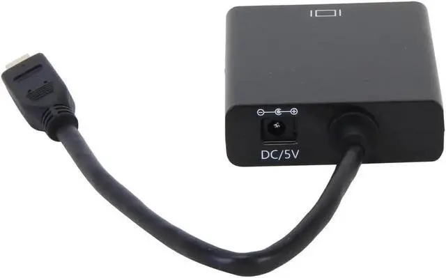 Alt view image 2 of 6 - HMMICRO-VGA005 Micro HDMI Male to VGA Female Adapter/Converter with Audio