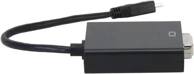 Alt view image 5 of 6 - HMMICRO-VGA005 Micro HDMI Male to VGA Female Adapter/Converter with Audio