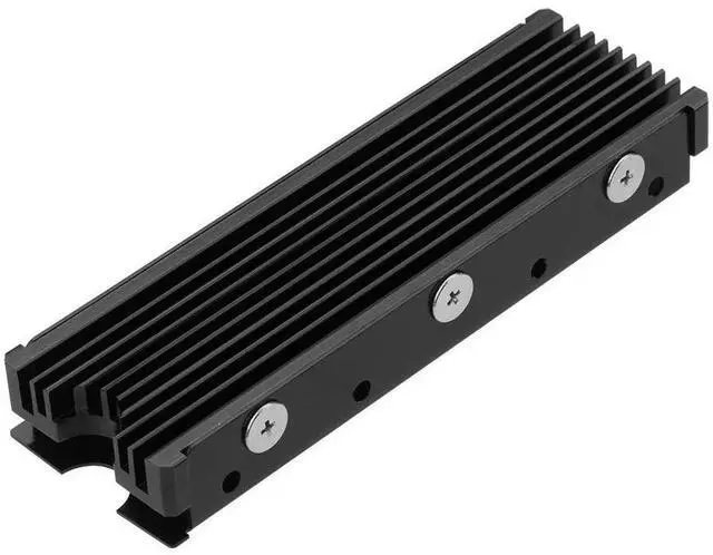 Alt view image 2 of 6 - M.2 2280 SSD heatsink, Double-Sided Heat Sink, with Thermal Silicone pad for PC / PS5 M.2 PCIE NVMe SSD or M.2 SATA SSD