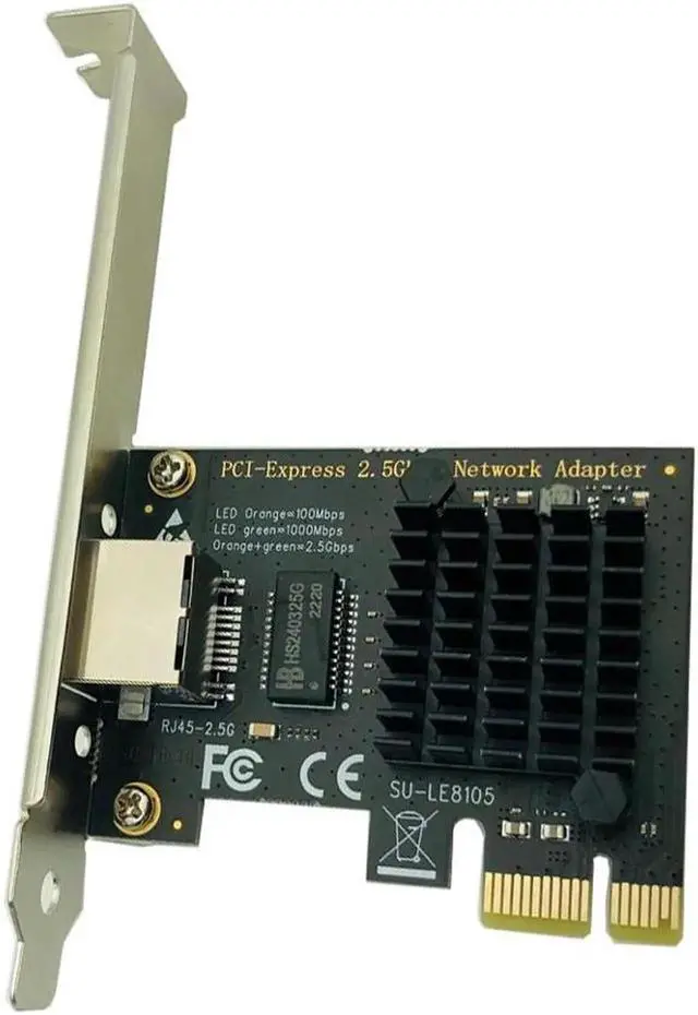 Alt view image 7 of 7 - PCI Express Network Card RTL8125GB Gigabit Ethernet PCIE Network card 2.5Gbps LAN Adapter 1Port RJ45 Network Card for Desktop PC