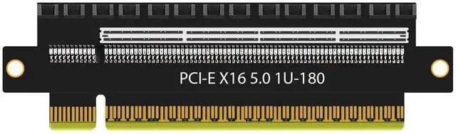 Main image of PA17 PCIe 5.0 X16 Riser Adapter Card, Straight and Low-Profile for 1U/2U Server Installation