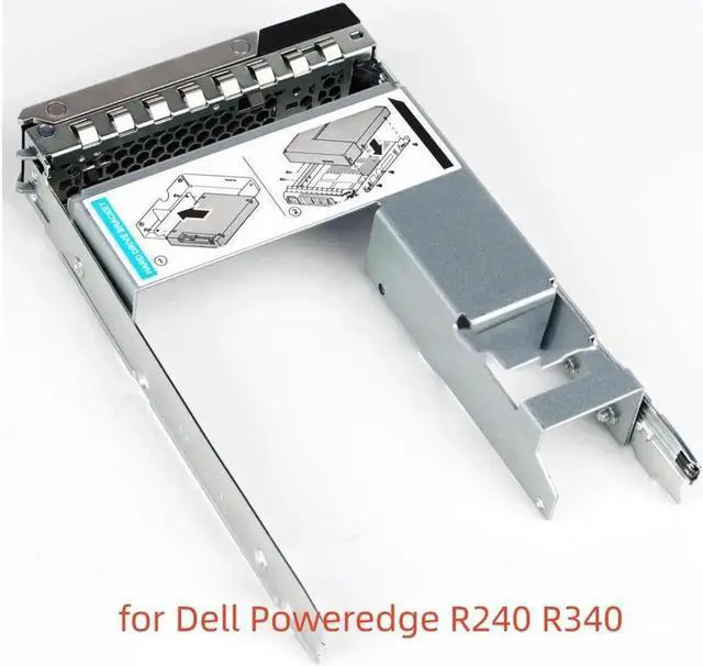 Alt view image 2 of 3 - 2.5" to 3.5" HDD Adapter + 3.5" tray Caddy for Poweredge R240 R340