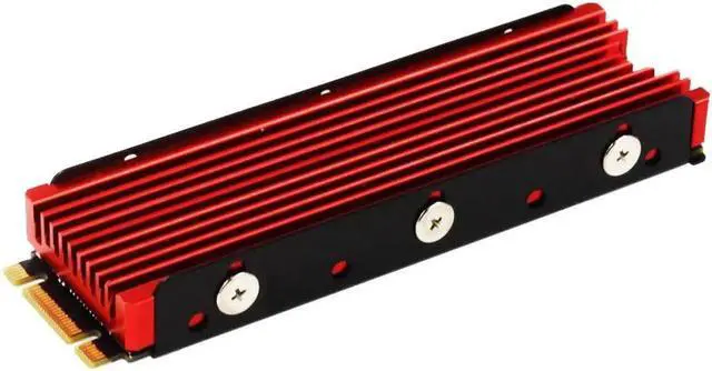 Alt view image 3 of 6 - JEYI Cooling Warship Pro NVME NGFF M.2 SSD Heat Sink Aluminum NGFF M.2 2280 Thermal Conductivity Silicon Wafer Cooling Heatsink