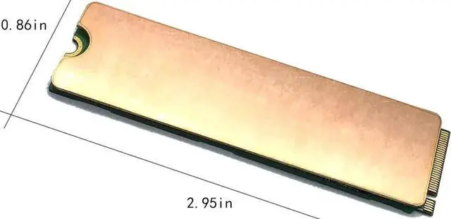 Alt view image 4 of 6 - Laptop NVMe M.2 Heatsink with Nano Thermal Pads,Heat Sink Copper for 2280 M2 SSD Laptop (2pcs)