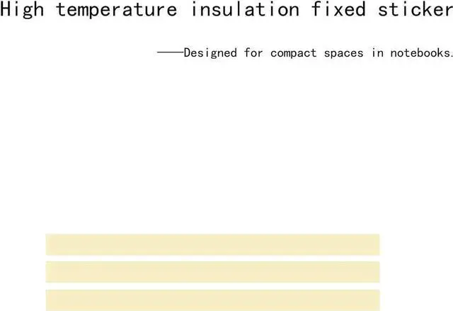 Alt view image 3 of 6 - Laptop NVMe M.2 Heatsink with Nano Thermal Pads,Heat Sink Copper for 2280 M2 SSD Laptop (2pcs)