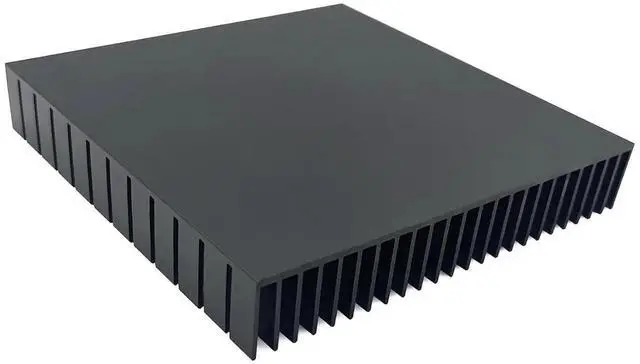 Alt view image 3 of 7 - JVFYI 120mm x 120mm x 20mm Aluminum Heatsink, Large Square Cooler for Router Cooling Base, Power Supply, IC, Graphics Card Memory Chip