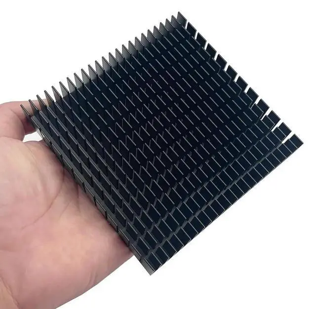 Alt view image 2 of 7 - JVFYI 120mm x 120mm x 20mm Aluminum Heatsink, Large Square Cooler for Router Cooling Base, Power Supply, IC, Graphics Card Memory Chip