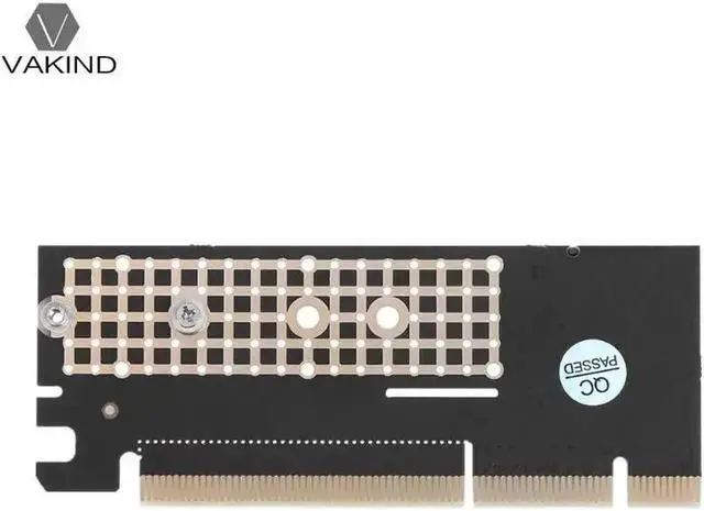 Alt view image 2 of 6 - 100x41mm M.2 NVMe SSD NGFF to PCIE 3.0 PCI Express X16/X4 Expansion Card Adapter M Key Interface with Heatsink Heat Sink