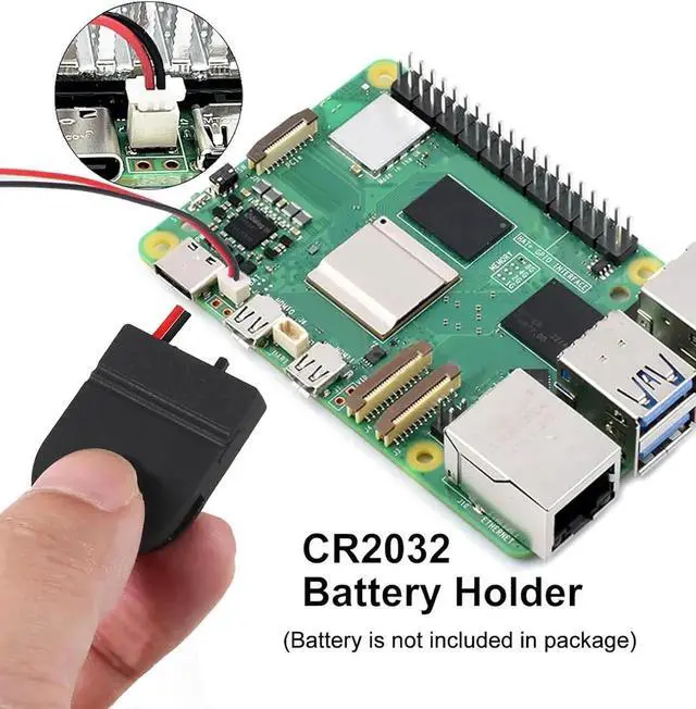 Alt view image 3 of 7 - JVFYI 2-Pack RTC Battery Holder for Raspberry Pi 5 | Real Time Clock Case Compatible with RPI 5 Model (CR2032 Battery Not Included)