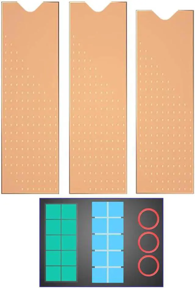 Alt view image 3 of 3 - M.2 Heatsink Cooler 2280 SSD Solid State Mechanical Hard Drive Heat Sink Copper Heat Sink Cooler for Laptop Drop