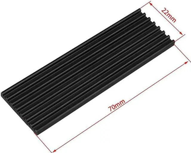 Main image of Aluminum Heatsink Chipset Heat Sink,with Cooling Pad,for NVME NGFF M.2 2280 PCIE SSD