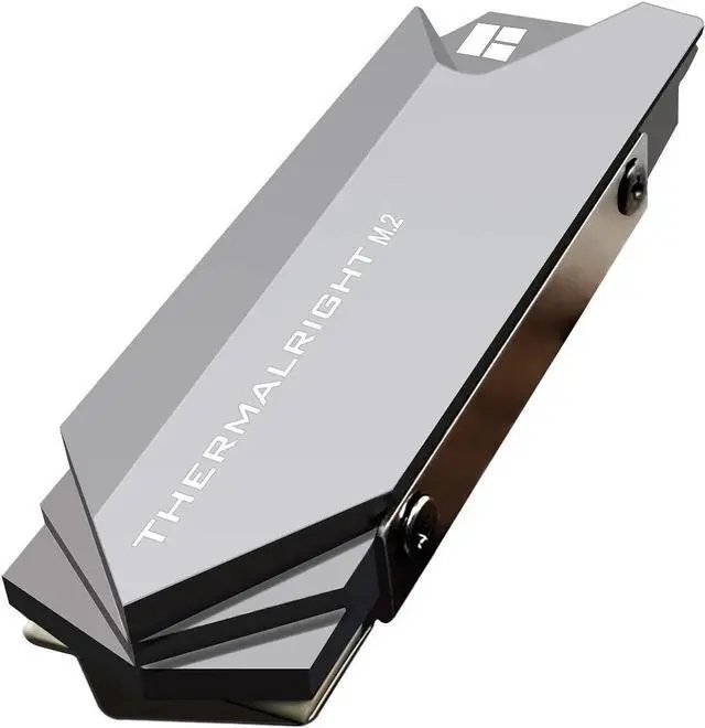 Alt view image 4 of 6 - Thermalright M.2 2280 Ssd Nvme Heatsink Cooler Double-Sided Heat Sink Alloy Aluminum With Silicone Thermal Pad For Laptop Pc Pcie Nvme Ssd
