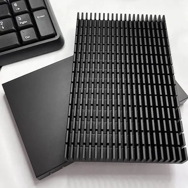 Alt view image 5 of 7 - JVFYI 150x93x15mm Aluminum Heatsink 2-Pack, Black Cooler for GPU Backplate RTX 3090/3080 Ti, PCB & LED Motherboard Cooling