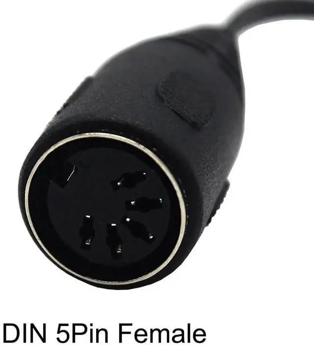 Alt view image 5 of 7 - DIN 5 Pin to RCA Cable, 1.5Ft/50cm 5-Pin Din Female to 2 RCA Male Audio Adapter Cable for Electrophonic Bang & Olufsen, Naim, Quad, Stereo Systems