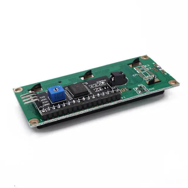 Alt view image 4 of 5 - LCD1602 LCD Display Screen Module 16X2 Character Serial Blue Backlight LCD Module PCF8574T PCF8574 IIC I2C for Raspberry Pi Arduino STM32 DIY (5PCS)
