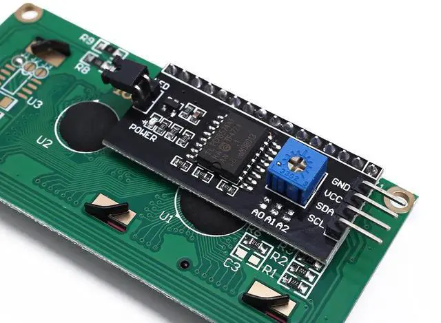 Alt view image 3 of 5 - LCD1602 LCD Display Screen Module 16X2 Character Serial Blue Backlight LCD Module PCF8574T PCF8574 IIC I2C for Raspberry Pi Arduino STM32 DIY (5PCS)