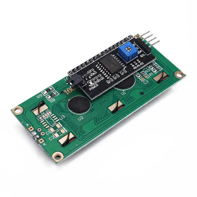 Alt view image 5 of 5 - LCD1602 LCD Display Screen Module 16X2 Character Serial Blue Backlight LCD Module PCF8574T PCF8574 IIC I2C for Raspberry Pi Arduino STM32 DIY (5PCS)