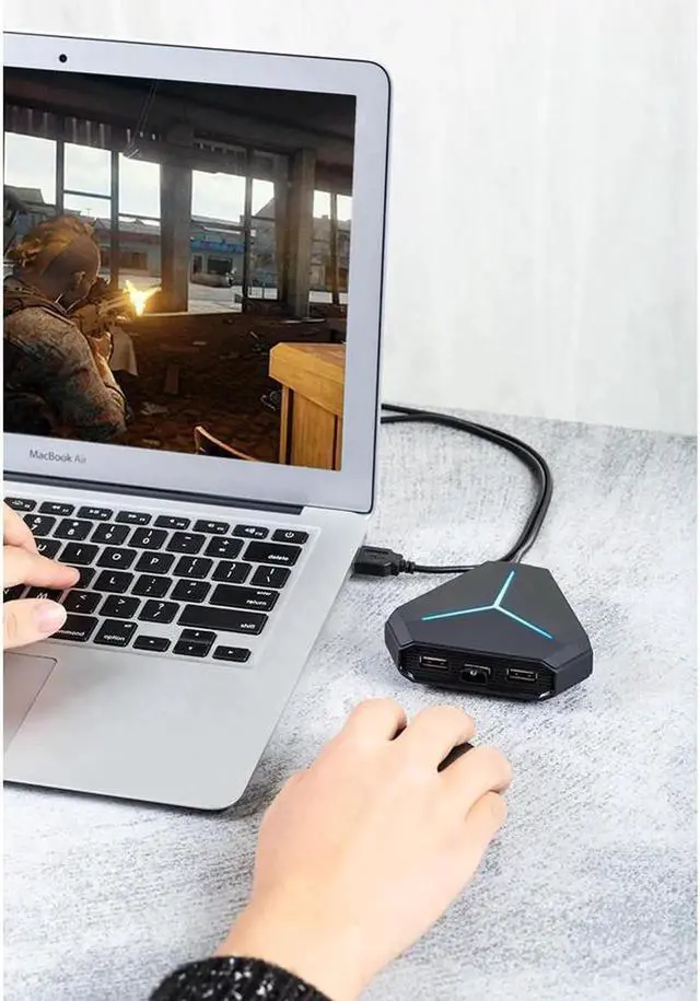 Alt view image 4 of 7 - 6 Port USB 3.0 Hub Splitter Super Speed 6 Port USB Ultra Slim Data Hub with LED Indication Compatible with Multi-device Desktop Laptop, Notebook PC, Mobile HDD, and More (6USB 3.0)