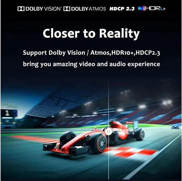 Alt view image 4 of 7 - 8K@60Hz HDMI Switch 5 in 1 Out w/IR Remote Control 5 Port Switcher Selector Box for Xbox Nintendo PS5 PS4 TV Fire Stick Supports Ultra HD Dolby Vision 48Gbps HDR10 HDCP 2.3 & 3D - OZ8Q5