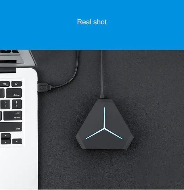 Alt view image 2 of 7 - USB 3.0 Hub Splitter Super Speed 6 Port USB3.0 Ultra Slim Data Hub with LED Indication Compatible with Windows, Mac Os X, and Linux(6USB 3.0)