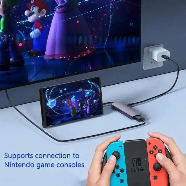 Alt view image 7 of 7 - 10Gbps USB C Hub, USB C Multiport with 2*USB-A 3.2 and USB-C 3.2 10Gbps Transfer, 4K@60Hz HDMI, 140W Power Delivery, USB Hub for Laptop, PC, MacBook, Keyboard, Mouse