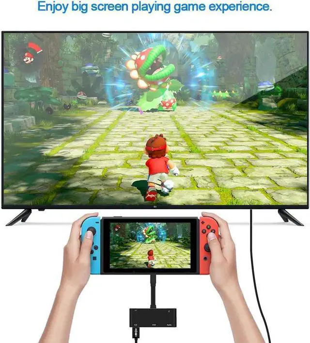 Alt view image 2 of 7 - Ultimate 5-in-1 USB C Adapter Docking Hub, Type C Thunderbolt 3 to 4K UHD HDMI Docker Converter with VGA, USB 3.0,3.5 mm Stereo Audio/Mic,60W Power Delivery for MacBook Pro Black