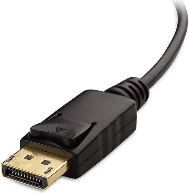 Alt view image 2 of 6 - DisplayPort to HDMI Adapter (DP to HDMI Adapter) Gold-Plated Supporting 1080P for Laptop to Monitor HDTV Projector - Black