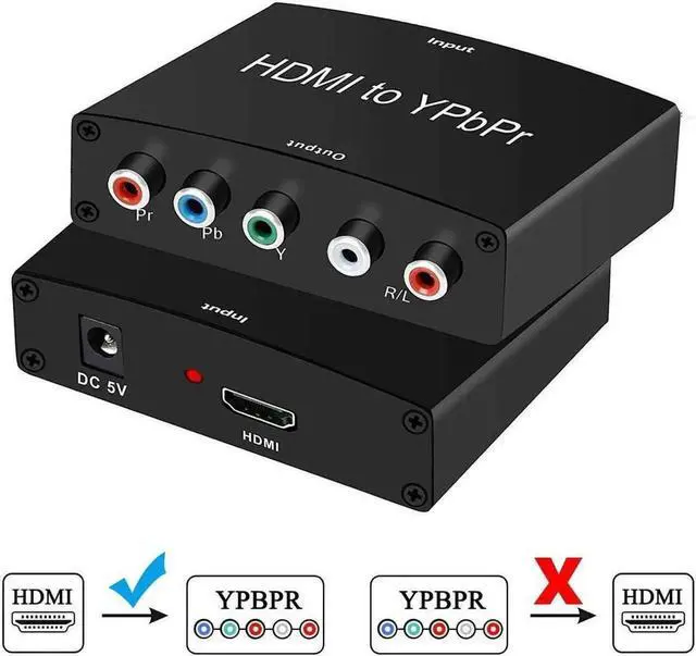 Main image of HDMI to Component Converter, 1080P HDMI to YPbPr, HDMI to RGB Converter, HDMI in Component Out Converter(HDMI to Ypbpr)