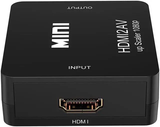 Alt view image 7 of 7 - 1080P HDMI to 3RCA CVBs HDMI to RCA,HDMI to AV Composite Video Audio Converter Adapter Supports PAL/NTSC for Amazon Fire TV Stick Roku Chromecast Apple TV PC Laptop Xbox HDTV DVD - Black
