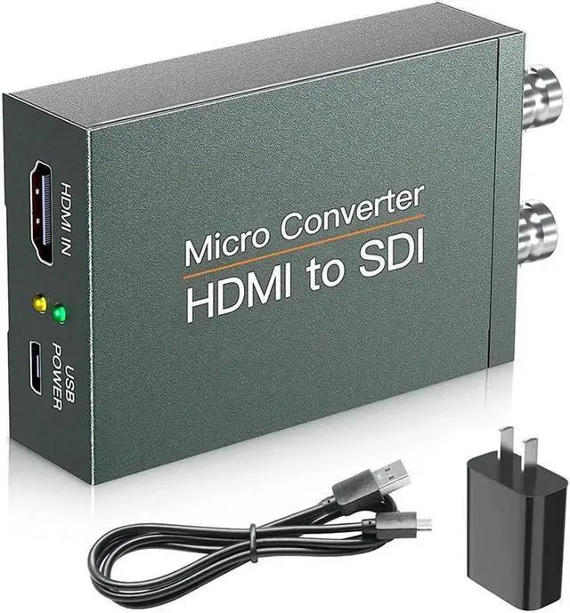 Main image of 1080P@60Hz HDMI to Two SDI Converter,HDMI to SDI Adapter HDMI in to Two SDI Output SD-SDI HD-SDI 3G-SDI Video Converter Adapter for SDI Monitor HDTV