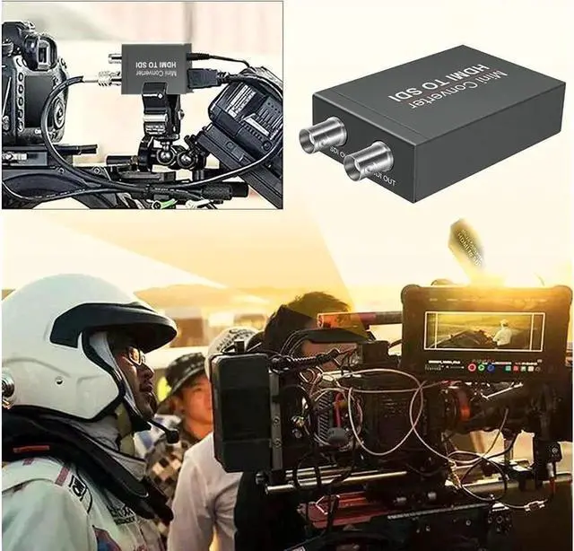 Alt view image 2 of 7 - 1080P HDMI to SDI Converter Adapter, With Power Supply