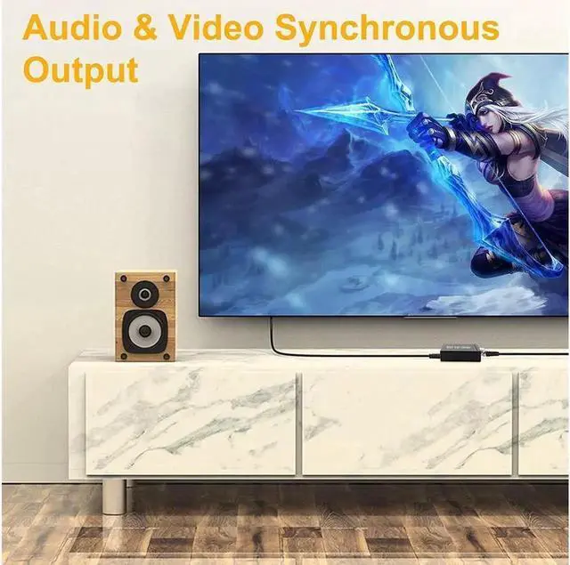 Alt view image 7 of 7 - SDI to HDMI Converter, SDI in HDMI Out SDI Loopout, 1080P Auto Format Detection Stereo Audio De-embedder (OZH5)