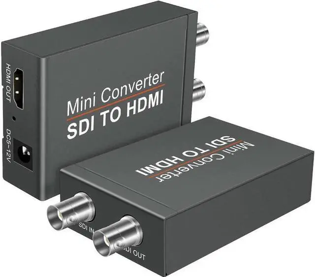 Alt view image 3 of 7 - 1080P Micro Converter SDI to HDMI 3G (with Power Supply) for SD-SDI, HD-SDI and 3G-SDI Signals SDI Loopout (OZH5)