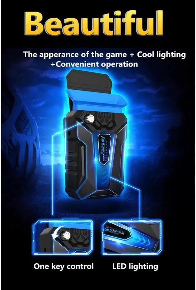 Alt view image 7 of 7 - CoolCold Ice Magic 3 Mini Universal Laptop Cooling Fan USB Plug Exhaust Fan Speed Adjustable Notebook cooler Portable Lighted