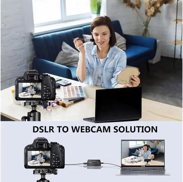 Alt view image 3 of 7 - K Capture Card Audio Video Capture Card with Microphone 4K30HDMI Loop-Out 1080p60fps Video Recorder for Gaming/Live Streaming/Video Conference Game Recording Live Streaming Broadcasting