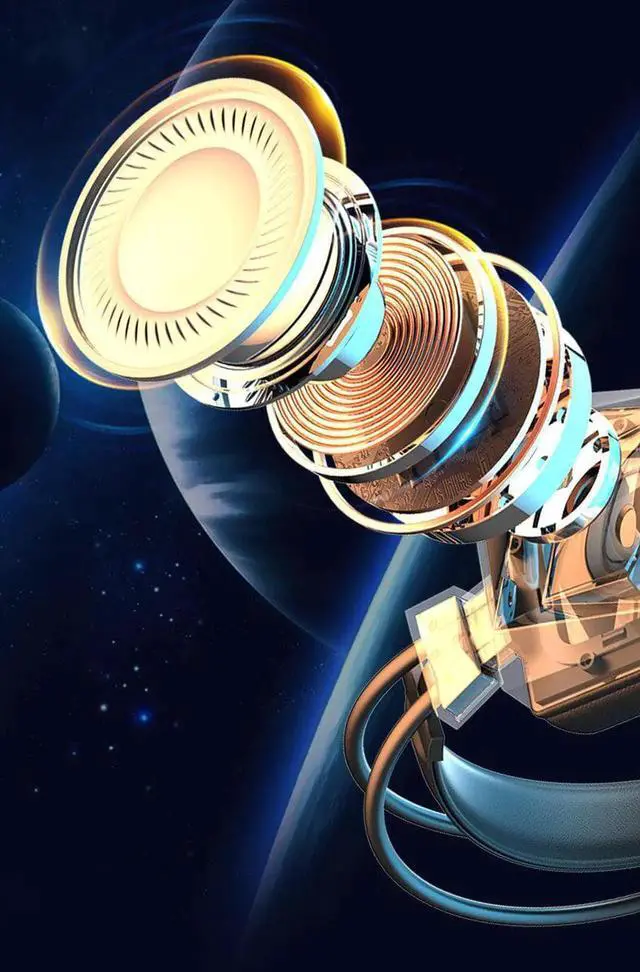 Alt view image 2 of 5 - Aomoproing Gemdeck Wired Headphones Cat Ear Cool Bluetooth Foldable Headphones Gift