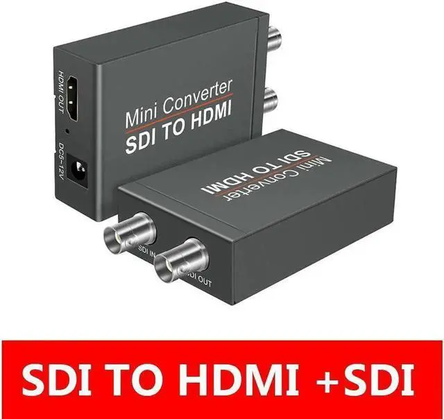 Main image of SDI (SD-SDI/HD-SDI/3G-SDI) to HDMI Converter with SDI Loop Out 1080P60hz SD/HD/3G SDI Audio Video Converter for Camera Projector SDI DVR