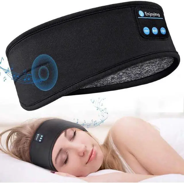 Main image of Gemdeck Bluetooth Sleeping Headphones Sports Headband Thin Soft Elastic Comfortable Wireless Music Earphones Eye Mask for Side Sleeper