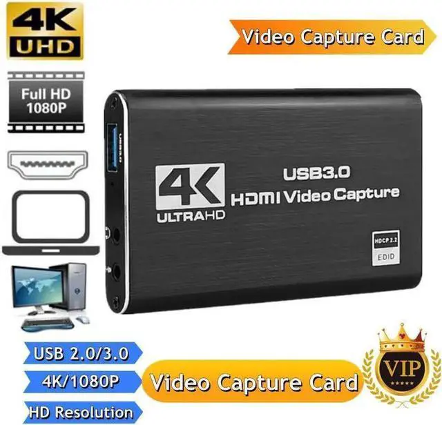 Main image of 4K Video Capture Card USB 3 0 for HDMI-compatible Computer Laptop Recorder (OZC3)