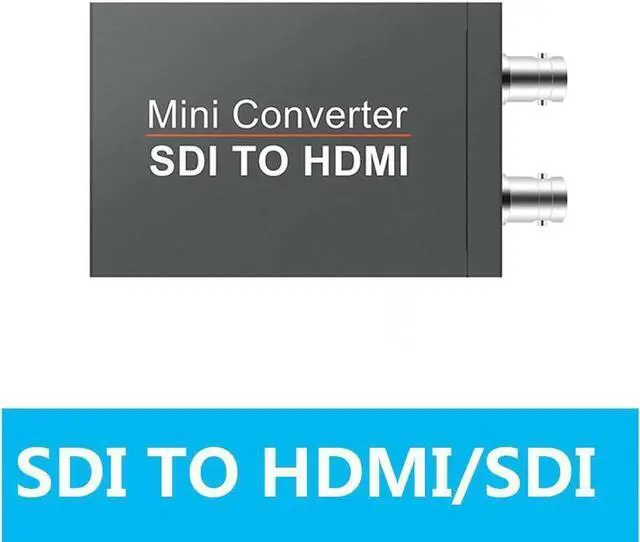 Alt view image 5 of 7 - SDI to HDMI Converter, SDI to HDMI Audio De-embedder Support 3G-SDI, HD-SDI, SD-SDI SDI Loopout