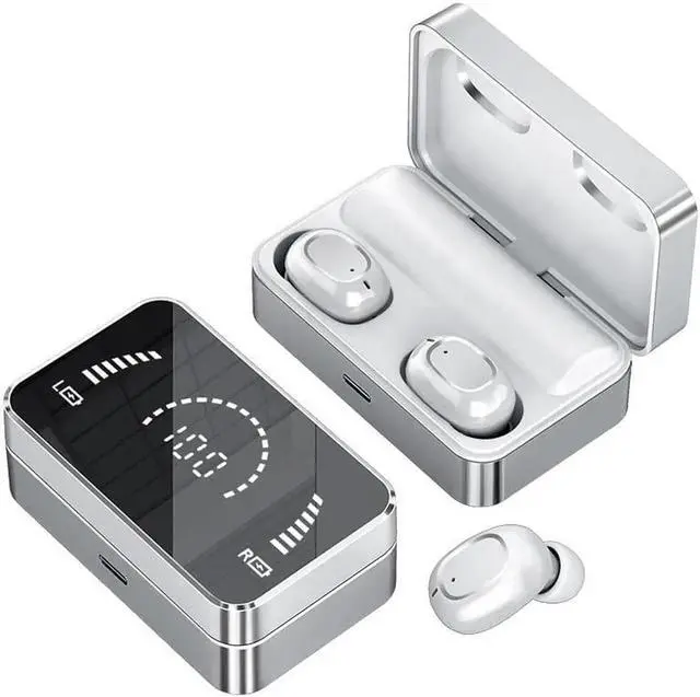 Main image of Gemdeck Wireless Headphones Wireless Earbuds Bluetooth 5.2 Earphones Headset White