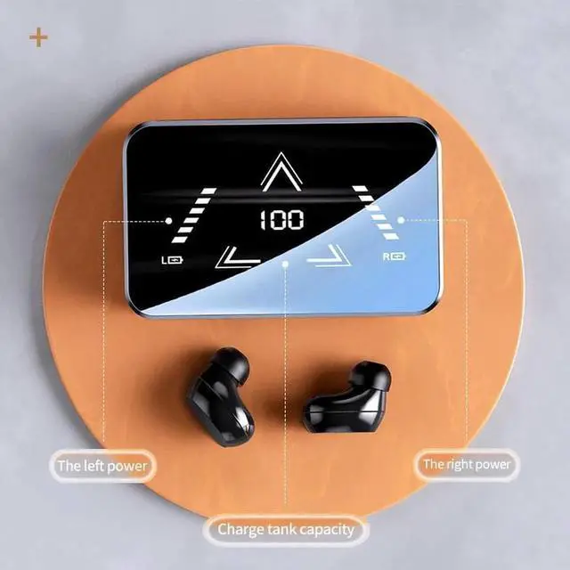 Alt view image 2 of 5 - Gemdeck Wireless Headphones Wireless Earbuds Bluetooth 5.2 Earphones Headset White