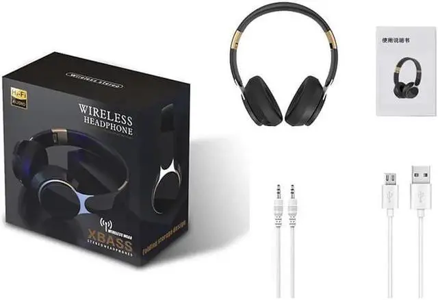 Alt view image 6 of 7 - Gemdeck Headset Bluetooth Stereo Headset Card, Wired Stereo Foldable Sports Music Bluetooth Headset