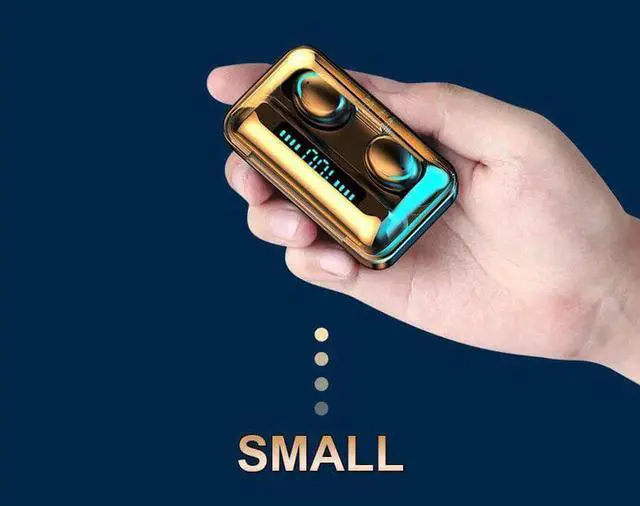 Alt view image 6 of 7 - Gemdeck Bluetooth Headset V5.1 Wireless Headset with Battery Display Charging Case