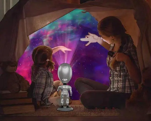 Alt view image 5 of 5 - Gemdeck Alien Galaxy Star Projector Nebula Night Light LED Starry Sky Projector